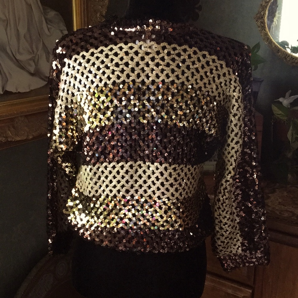 Vintage sequin top